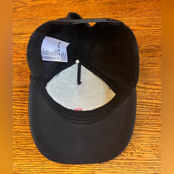 Claire's Black Cat Trucker/Baseball cap w/ furry cat ears and adjustable back - Picture 3 of 3